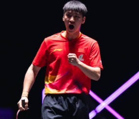 WTT澳门冠军赛：薛飞0-3不敌张禹珍，无缘晋级男单八强